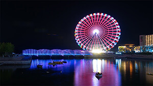 Ferris Wheel light led rgb pixel