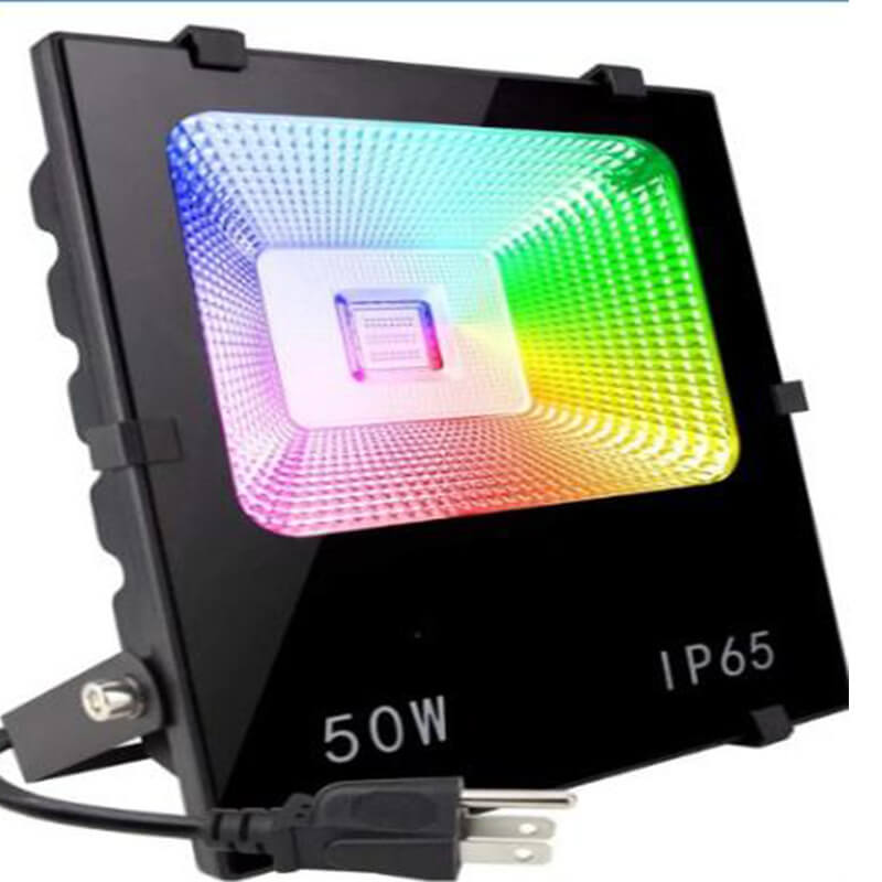 rgb flood light outdoor color changing