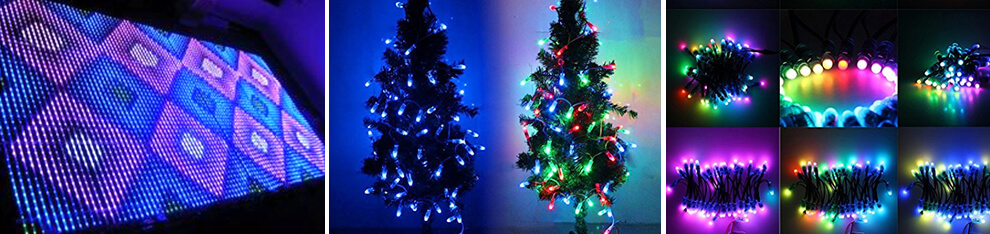 pixel christmas lights RGB wholesale price
