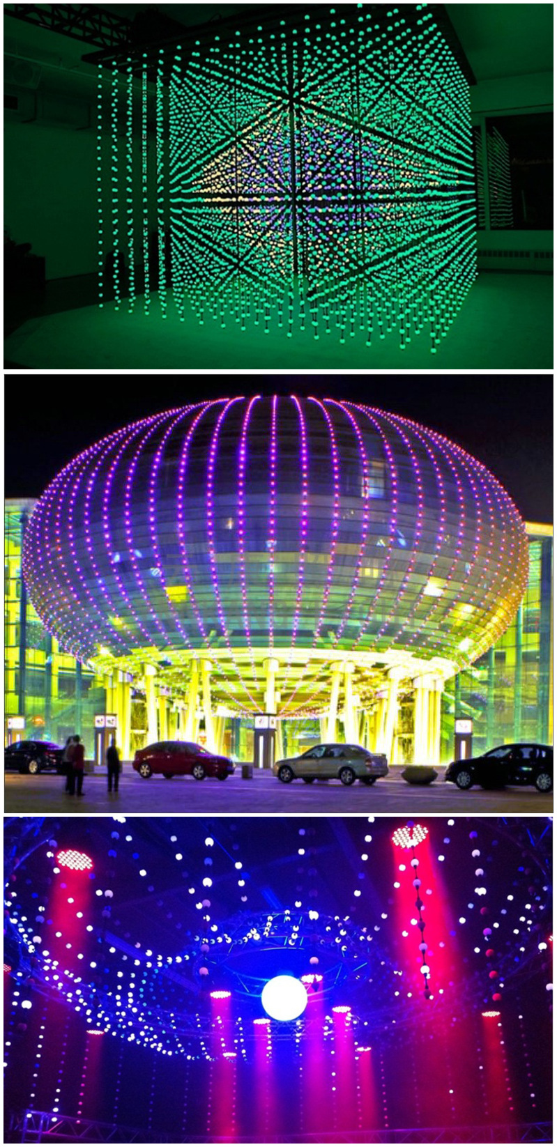 application of 3d pixel light ball